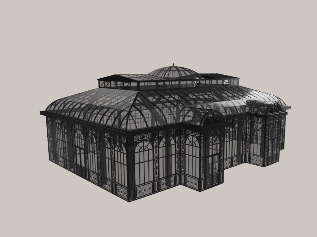 Steel Structure Glass Conservatory Ysgh 211 | I Beam Frame